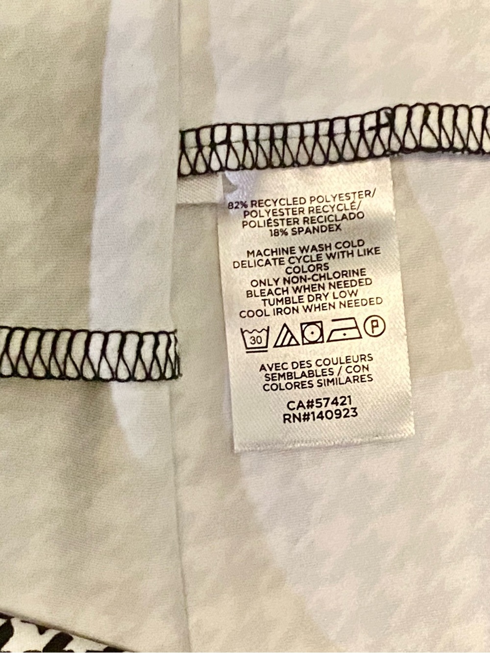 Lou & Grey Houndstooth Leggings - Black & White - Picture 5 of 8